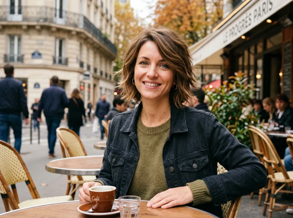 Femmes souriantes aux cheveux fins, coupe au carré