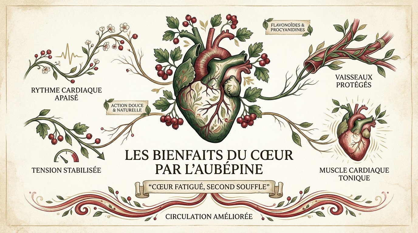 Fleurs d'aubépine blanches pour la santé cardiaque