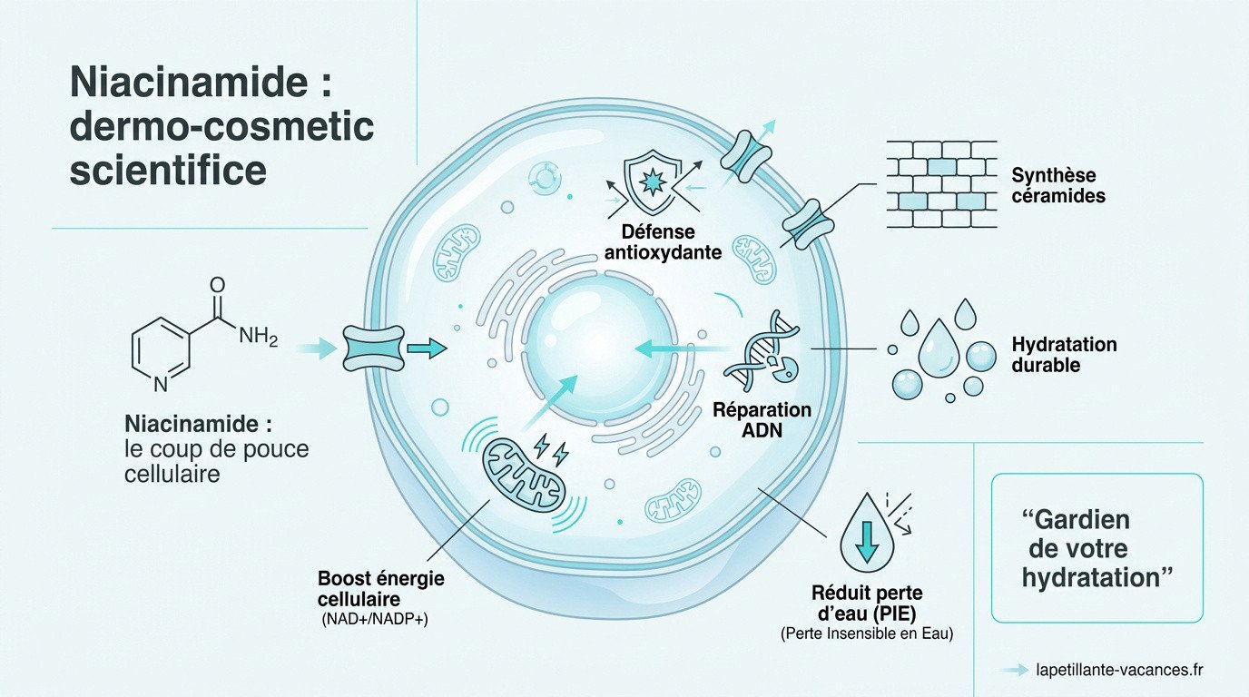Bienfaits de la niacinamide sur la barrière cutanée