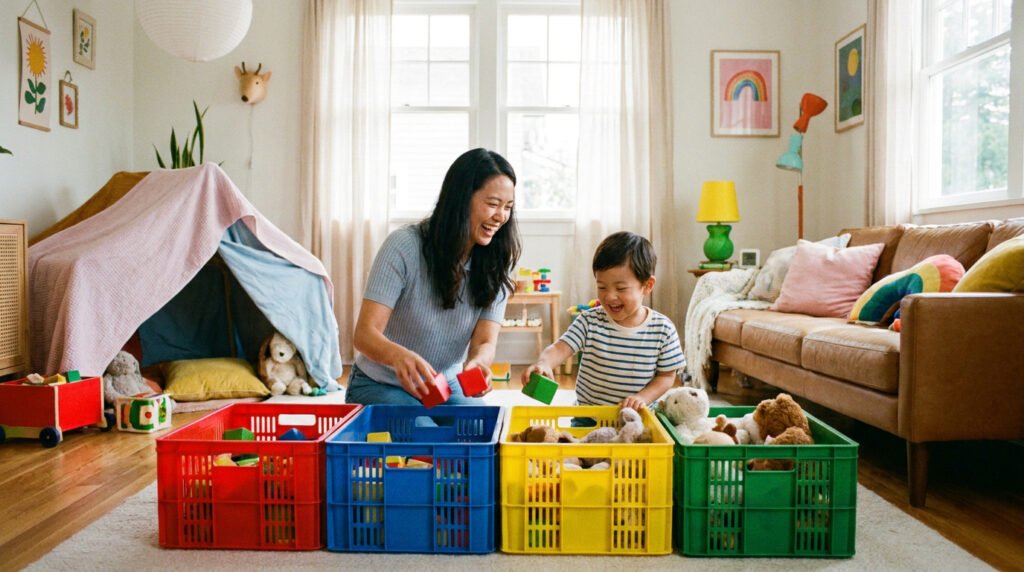 impliquer enfant rangement chambre routine quotidienne