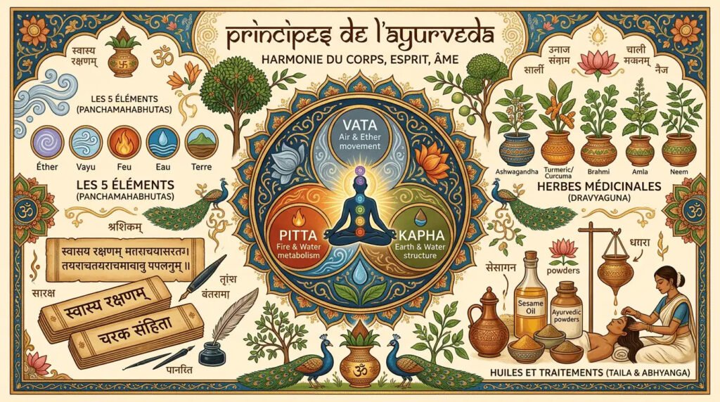 principes de layurveda et massage shirotchampi médecine indienne traditionnelle