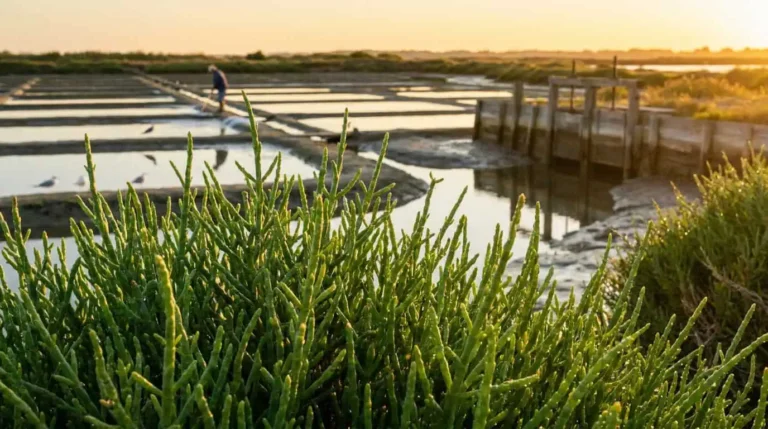salicorne fraîche plante marine des marais salants bienfaits santé