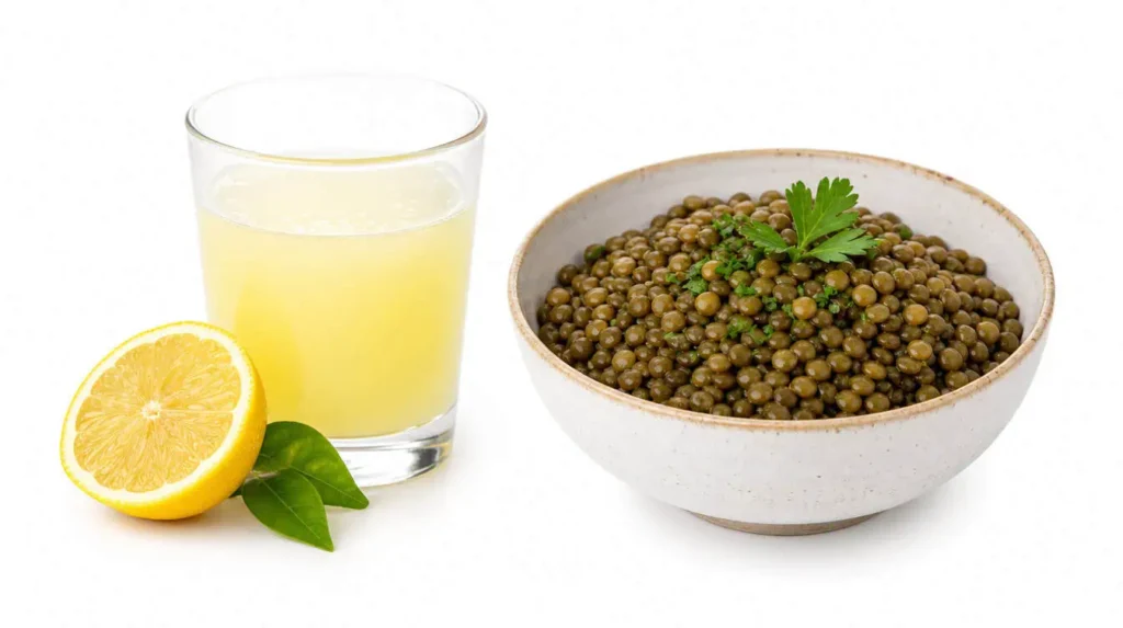 vitamine C et fer association jus citron lentilles absorption