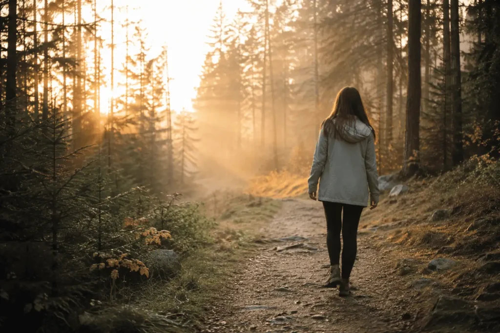femme HPI ressourcement nature slow travel vacances bien-être