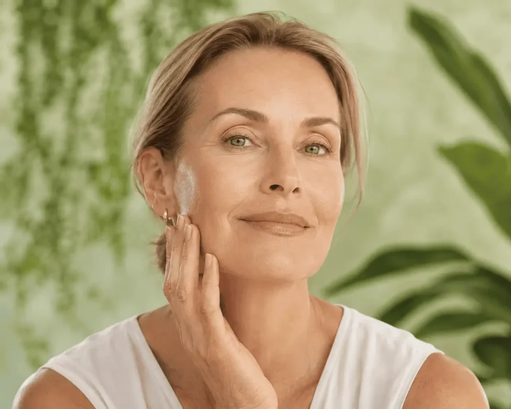 peau sensible sèche mature traitée avec crème bave descargot régénératrice