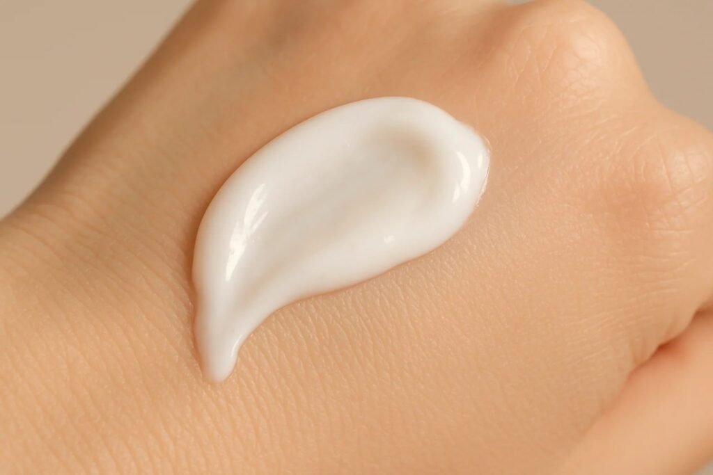 texture crème hydratante visage bave d'escargot mucine escargot