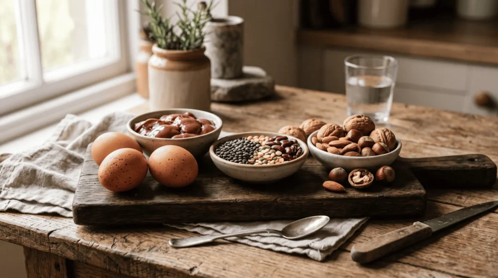 sources alimentaires choline œufs foie légumineuses grossesse