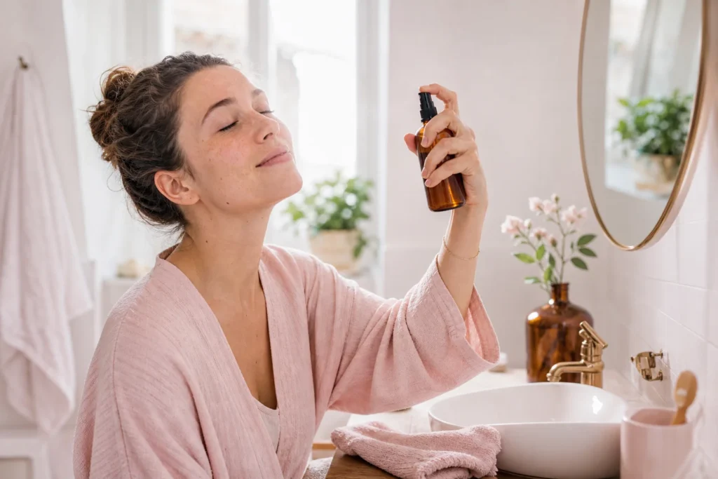 comment utiliser un hydrolat en vaporisation visage