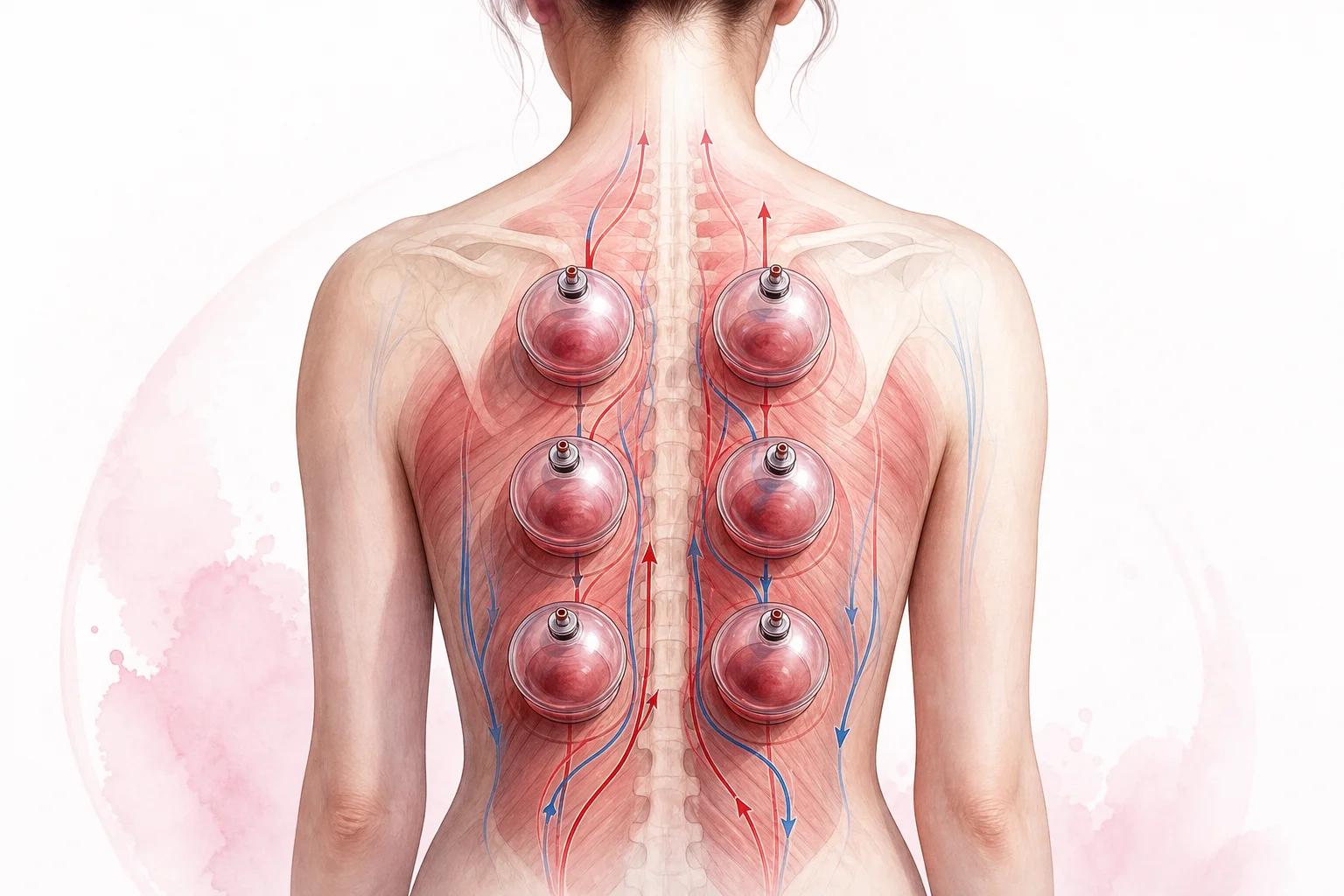 Comment la hijama agit sur la circulation schéma circulation sanguine pendant une séance hijama bien être